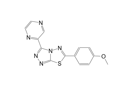 6-(4-methoxyphenyl)-3-(2-pyrazinyl)[1,2,4]triazolo[3,4-b][1,3,4]thiadiazole