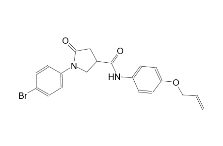 3-pyrrolidinecarboxamide, 1-(4-bromophenyl)-5-oxo-N-[4-(2-propenyloxy)phenyl]-