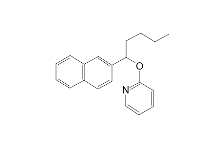 2-((1-(Naphthalen-2-yl)pentyl)oxy)pyridine
