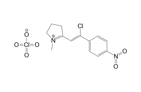 2-[2-(2-Chloro-2-(4-nitrophenyl))ethenyl]-1-methylpyrrolenium perchlorate