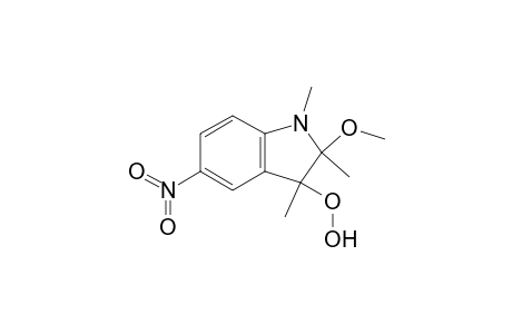 Hydroperoxide, 2,3-dihydro-2-methoxy-1,2,3-trimethyl-5-nitro-1H-indol-3-yl