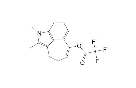Acetic acid, trifluoro-, 3,4-dihydro-1,2-dimethyl-1H-cyclohept[cd]indol-6-yl ester