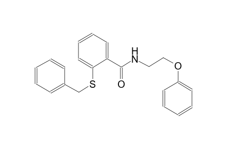 benzamide, N-(2-phenoxyethyl)-2-[(phenylmethyl)thio]-