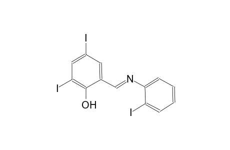2,4-diiodo-6-{(E)-[(2-iodophenyl)imino]methyl}phenol