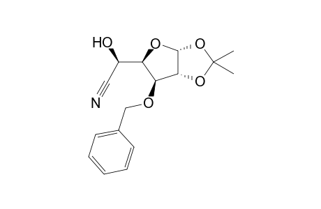 (2R)-2-[(3aR,5R,6S,6aR)-2,2-dimethyl-6-phenylmethoxy-3a,5,6,6a-tetrahydrofuro[2,3-d][1,3]dioxol-5-yl]-2-hydroxyacetonitrile