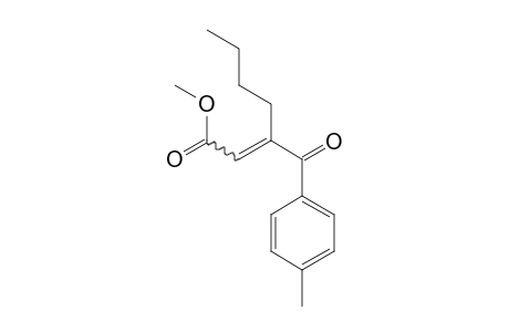 (E)-Methyl 4-(4-p-tolyl)-3-butyl-4-oxobut-2-enoate