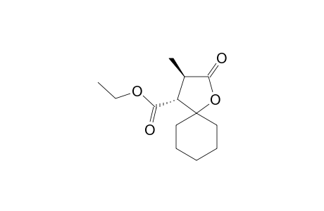 trans-Cyclohexanespiro-4'-[3'-(ethoxycarbonyl)-2'-methyl-4'-butanolide]