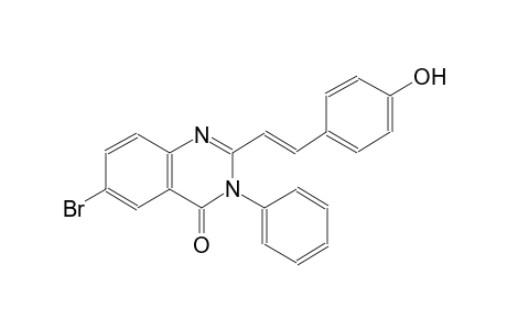 6-bromo-2-[(E)-2-(4-hydroxyphenyl)ethenyl]-3-phenyl-4(3H)-quinazolinone