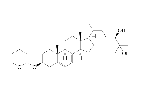 (24R)-3-beta-(2H-Tetrahydropyran-2-yloxy)cholesta-5,7-diene-24,25-diol