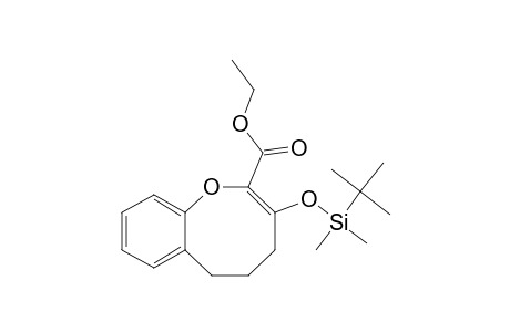 4H-1-Benzoxocin-2-carboxylic acid, 3-[[(1,1-dimethylethyl)dimethylsilyl]oxy]-5,6-dihydro-, ethyl ester