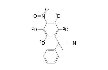 2-(2,3,5,6-Tetradeuterio-4-nitrophenyl)-2-phenylpropionitrile