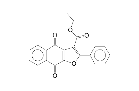 4,9-Diketo-2-phenyl-benzo[f]benzofuran-3-carboxylic acid ethyl ester