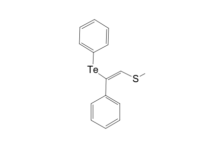 (Z)-1-Methylsulfanyl-2-phenyl-2-phenyltellanyl-1-ethene