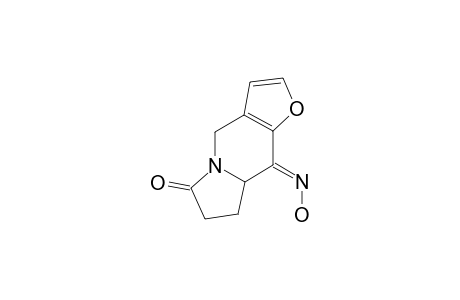 (E)-(+/-)-4,6,7,8,8A,9-HEXAHYDRO-9-OXIMINOFURO-[3,2-F]-INDOLIZIN-6-ONE