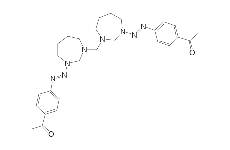 1-(4-[2-[3-([3-[2-(4-(ACETYLPHENYL)-1-DIAZENYL]-1,3-DIAZEPAN-1-YL]-METHYL)-1,3-DIAZEPAN-1-YL]-1-DIAZENYL]-PHENYL)-1-ETHANONE