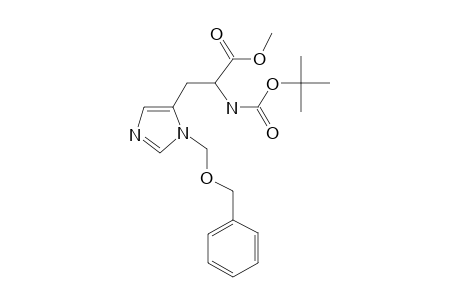 Histidine, N-T-butyloxycarbonyl-1-benzyloxymethyl-, methyl ester