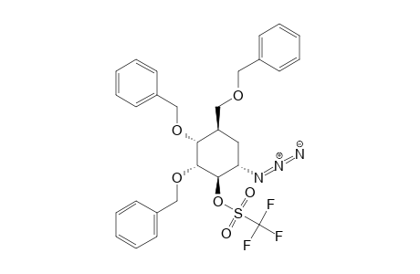(1R,2R,3R,4S,6R)-4-Azido-1,2-di-O-benzyl-6-[(benzyloxy)methyl]-3-O-(trifluoromethylsulfonyl)-1,2,3-cyclohexanetriol