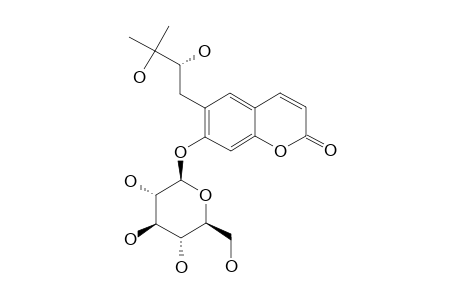(S)-PEUCEDANOL-7-O-BETA-D-GLUCOPYRANOSIDE
