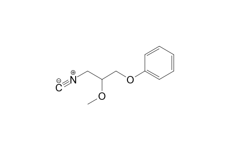 1-Isocyano-2-methoxy-3-phenyloxypropane
