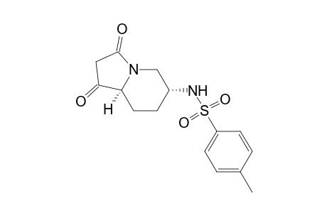 cis-1,3-Dioxo-6-(p-toluenesulfonamido)octahydroindolizine