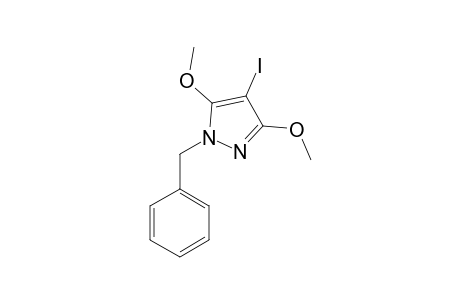 4-IODO-3,5-DIMETHOXY-1-BENZYLPYRAZOLE