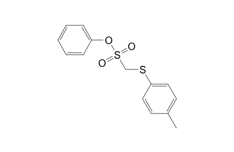 Phenyl (p-Methylphenylthio)methanesulfonate