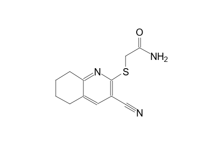 2-[(3-cyano-5,6,7,8-tetrahydro-2-quinolinyl)sulfanyl]acetamide