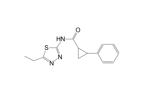 N-(5-ethyl-1,3,4-thiadiazol-2-yl)-2-phenylcyclopropanecarboxamide