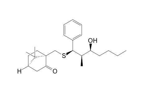 (1R,2R,3S)-2-Methyl-1-[(1S,4R)-2-oxobornane-10-sulfanyl]-1-phenyl-3-heptanol