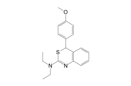 N,N-Diethyl-4-(4-methoxyphenyl)-4H-3,1-benzothiazin-2-amine