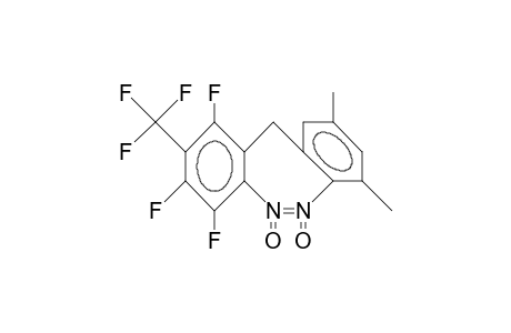 1,3,4-Trifluoro-7,9-dimethyl-2-trifluoromethyl-11H-dibenzo(C,F)(1,2)diazepine 5,6-dioxide