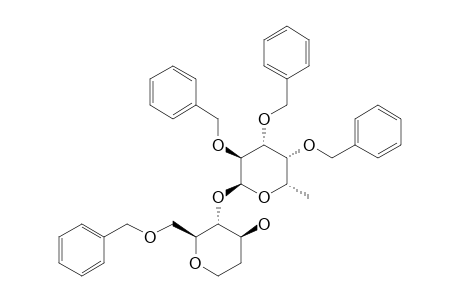 2,3,4-TRI-O-BENZYL-ALPHA-L-FUCOPYRANOSYL-O-(1->4)-6-O-BENZYL-1,2-DIDEOXY-BETA-D-GLUCOPYRANOSIDE