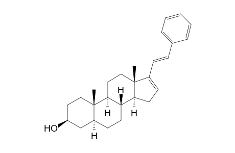 (E)-(3beta,5alpha)-17-Styrylandrost-16-en-3-ol