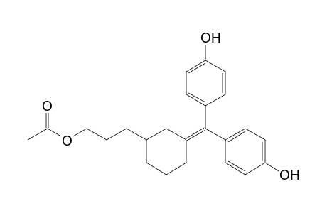 3-(3'-Acetoxypropyl)-1-[bis(p-hydroxyphenyl)methylene]cyclohexane