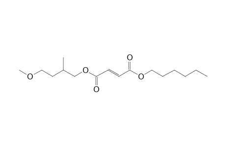 Fumaric acid, hexyl 2-methyl-4-methoxybutyl ester