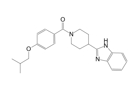 1H-benzimidazole, 2-[1-[4-(2-methylpropoxy)benzoyl]-4-piperidinyl]-