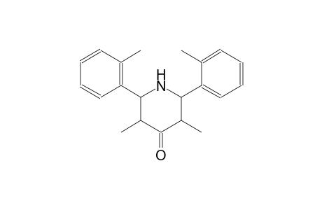 3,5-dimethyl-2,6-bis(2-methylphenyl)-4-piperidinone