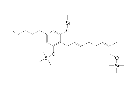 2-[7'-(trimethylsilyloxy)methyl-3'-methylocta-2',6'-dienyl]-1,3-bis(trimethylsilyloxy)-5-pentylbenzene