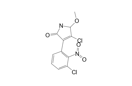 4-CHLORO-3-(3-CHLORO-2-NITROPHENYL)-5-METHOXY-3-PYRROLIN-2-ONE