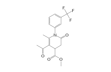 METHYL-5-ACETYL-6-METHYL-1-[(3-TRIFLUOROMETHYL)-PHENYL]-3,4-DIHYDRO-2-(1H)-PYRIDINONE-4-CARBOXYLATE