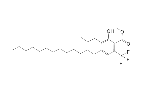 Methyl 2-Hydroxy-3-propyl-4-tridecyl-6-(trifluoromethyl)benzoate