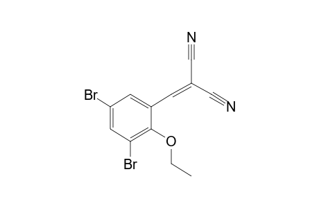 (3,5-DIBROMO-2-ETHOXYBENZYLIDENE)MALONONITRILE