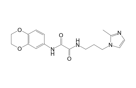 Ethanediamide, N(1)-(2,3-dihydro-1,4-benzodioxin-6-yl)-N(2)-[3-(2-methyl-1H-imidazol-1-yl)propyl]-