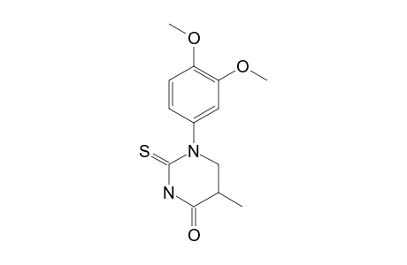 1-(3,4-dimethoxyphenyl)-5-methyl-2-sulfanylidene-1,3-diazinan-4-one