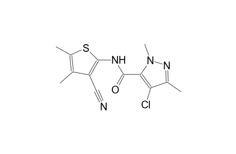 1H-pyrazole-5-carboxamide, 4-chloro-N-(3-cyano-4,5-dimethyl-2-thienyl)-1,3-dimethyl-