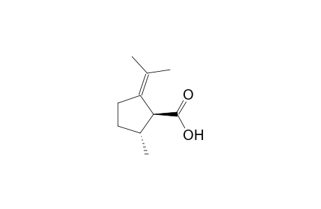 (1S,2R)-2-Methyl-5-(propan-2-ylidene)cyclopentanecarboxylic Acid