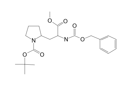 Propionic acid, 2-benzyloxycarbonylamino-3-[N-benzyloxycarbonyl-2-pyrrolidyl]-,