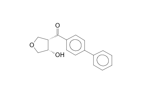 CIS-3-(4-PHENYLBENZOYL)-4-HYDROXYTETRAHYDROFURAN