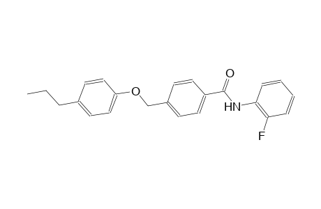 N-(2-fluorophenyl)-4-[(4-propylphenoxy)methyl]benzamide