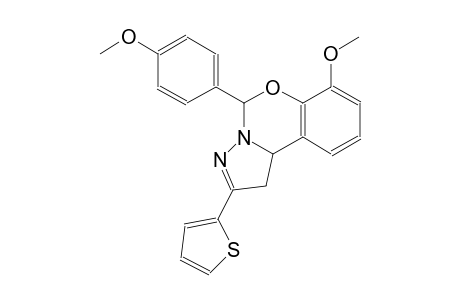 pyrazolo[1,5-c][1,3]benzoxazine, 1,10b-dihydro-7-methoxy-5-(4-methoxyphenyl)-2-(2-thienyl)-